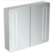 Ideal Standard 80cm Mirror Cabinet With Bottom Ambient & Front Light