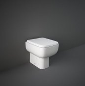 RAK Series 600 Rimless Back To Wall Pan With Slimline Wrap Over Soft Close Seat
