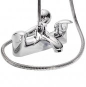 Francis Pegler Signia Deck Bath Shower Mixer Tap - Chrome