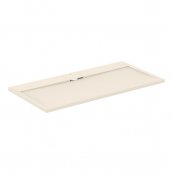 Ideal Standard i.life Ultra Flat S 1400 x 700mm Rectangular Shower Tray with Waste - Sand