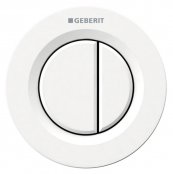 Geberit Type 01 White Alpine Dual Flush Button For 12 and 15cm Concealed Cistern