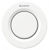 Geberit Type 01 White Alpine Single Flush Button For 8cm Concealed Cisterns