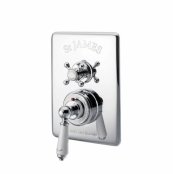 St James Classical Concealed Thermostatic Shower Valve with Diverter