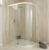 Sommer 6 Single Door Offset Quadrant Shower Enclosure 900 x 760mm