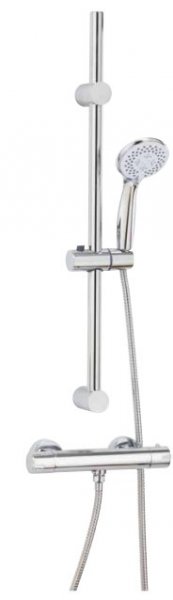 Marflow Chrome Thermostatic Shower Valve with High Pressure Kit - Stock Clearance