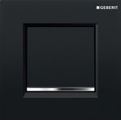 Geberit Sigma 30 Pneumatic Black/Gloss Chrome/Black Urinal Control