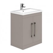 Essential Nevada 800mm Unit With Basin & 2 Doors, Cashmere Ash