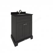 RAK Washington 600mm Black Basin Unit