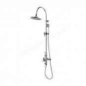 RAK Washington Exposed Thermostatic Shower Column With Fixed Head And Shower Kit