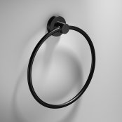 Origins Living Tecno Project Small Black Towel Ring