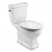 Roca Carmen Rimless Close-Coupled WC With Fixing Kit (Open Back)