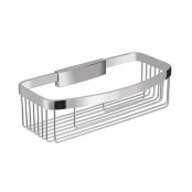 Origins Living Chrome Removable Rectangular Basket 