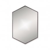 Origins Living Docklands Hexagonal Mirror - Black