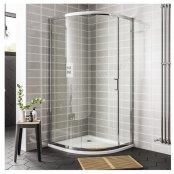 Spring 1200 x 900mm Single Door Offset Quadrant Shower Enclosure