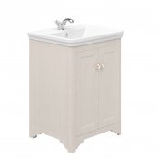 Essential Maine 600mm Unit with Basin & 2 Doors Floorstanding Pack, Cashmere Ash