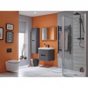 Essential Colorado 500mm Wall Hung Basin Unit with 2 Drawers