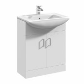Essential Alaska 650mm Deluxe Vanity Basin - 2 Doors