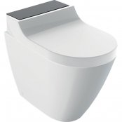 Geberit AquaClean Tuma Comfort Floor Standing Shower Toilet - Black Glass