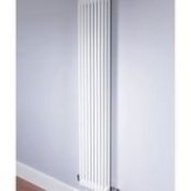 DQ Heating Ardent 1800 x 530mm Vertical 3 Column White Radiator