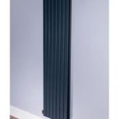 DQ Heating Strata 1800 x 224mm Vertical Single Anthracite Radiator