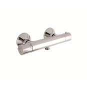 Just Taps Plus Cool Touch Thermostatic Bar Shower Valve Dual Handle - Chrome