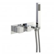 Just Taps Plus Athena Thermostatic Concealed Shower Valve 2 Outlet with Handset - Chrome
