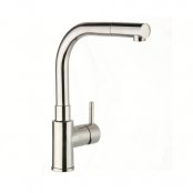 Just Taps Plus Apco Mono Kitchen Sink Mixer Tap- Pull-Out Spout- Single Handle- stainless steel
