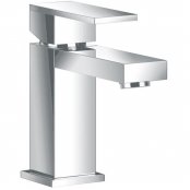 Just Taps Plus Athena Basin Mixer Tap without Pop-Up Waste Single Lever Handle - Chrome