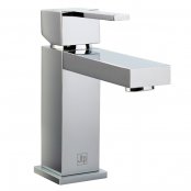 Just Taps Plus Athena Lever Basin Mixer Tap without Pop-Up Waste Single Handle - Chrome
