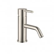 Just Taps Plus Inox Basin Mixer Tap 110mm Spout Single Handle - Stainless Steel