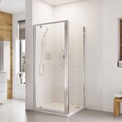 Roman Showers Haven 900mm Pivot Shower Door - 8mm Glass