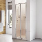 Roman Showers Haven 4mm Bi-Fold Shower Door - 1000mm Wide