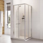 Roman Showers Haven Corner Entry Shower Enclosure - 700mm X 700mm