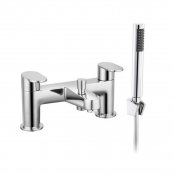The White Space Leva Bath Shower Mixer Tap With Hand Shower