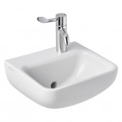 Armitage Shanks Contour 21 Plus Back Outlet Basin - 400mm Wide - White with Smartguard