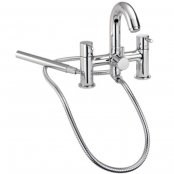 Francis Pegler Visio Bath Shower Mixer Tap with Hose and Handset - Chrome