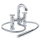 Francis Pegler Xia Bath Shower Mixer Tap with Hose and Handset - Chrome