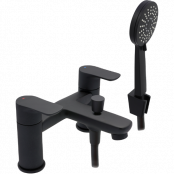 Francis Pegler Andreu Bath Shower Mixer Tap - Matt Black