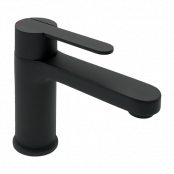 Francis Pegler Strata Monobloc Basin Mixer Tap - Matt Black - waste included