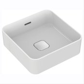 Ideal Standard Strada II 40cm Square Vessel Basin with Overflow, Clicker Waste