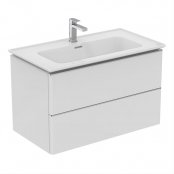 Ideal Standard Strada II 800mm 2 Drawer Wall Hung White Gloss Vanity Unit