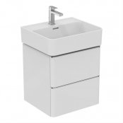 Ideal Standard Strada II 500mm Wall Hung White Gloss Washbasin Unit with 2 Drawers