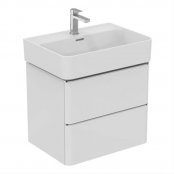 Ideal Standard Strada II 600mm Wall Hung White Gloss Washbasin Unit with 2 Drawers