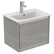 Ideal Standard Connect Air 500mm Vanity Unit (Light Grey Wood with Matt White Interior)