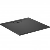 Ideal Standard Silk Black Ultraflat New 900mm Square Shower Tray with Waste