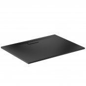 Ideal Standard Silk Black Ultraflat New 1200 x 900mm Rectangular Shower Tray with Waste