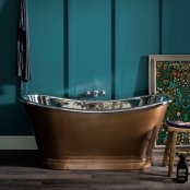 BC Designs 1500mm Antique Copper/Nickel Boat Bath