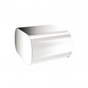 Origins Living Outline Toilet Roll Holder with Cover - Chrome