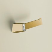 Origins Living S8 Swarovski Open Toilet Roll Holder - Gold