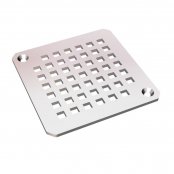 Purity Collection Designer Stainless Steel Square Shower Drain Cover Upgrade